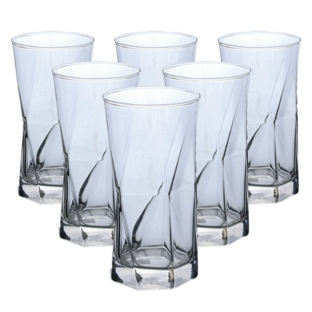 Set de 6 Vasos Transparentes 425 ml