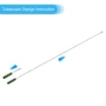 thumbnail image 4 of Unique Bargains 1.2M/4ft Telescopic Handheld Flagpoles,2Set Pointer Stick w Sponge Handle Green, 4 of 8