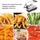 thumbnail image 5 of Inteprter Máquina cortadora de patatas fritas de acero inoxidable, máquina cortadora de verduras de cocina Manual para hacer tiras de patatas Cocina y Comedor, 5 of 6