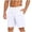 (New1)White, variant on Thousandth Men Casual Pajama Shorts Lightweight Soft Knit Gym Workout Short Elastic Waist Summer Beach Lounge Shorts Relaxed Comfy Shorts with Drawstring