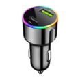 thumbnail image 2 of Weloille Multi Port Fast Car Charger 1 Piece, Universal Socket Adapter Converter, High Speed Charging Power Adapter, Overheat Protection Charging Connector, For Car Truck SUV Mobile Devices, 2 of 6