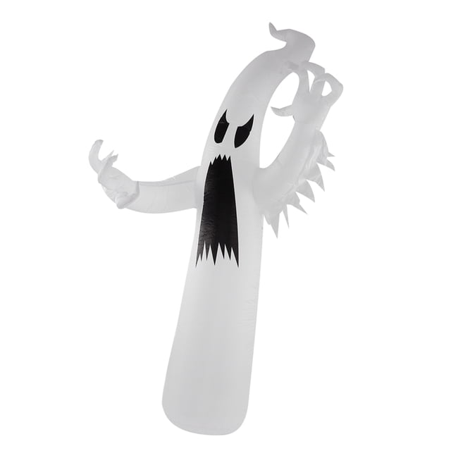 Fantasma Blanco Inflable de Halloween con Luz LED Colorida Impermeable Decoración de Patio para Jardín Al Aire Libre Decoraciones de Césped Luces LED Accesorios ANGGREK Otros