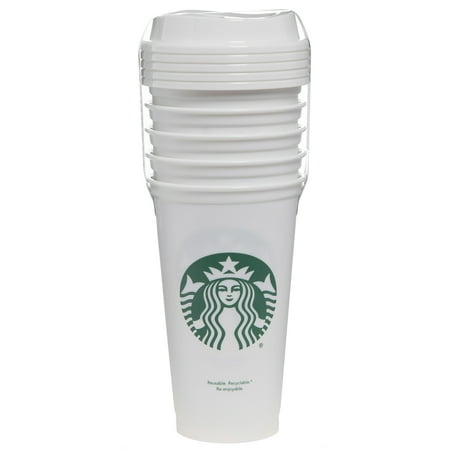 Starbucks 16oz Reusable Cups 5-Pack White