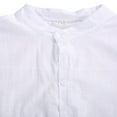 thumbnail image 3 of Chemise Homme Col Montant Manches Longues Chemises Hommes, 3 of 6