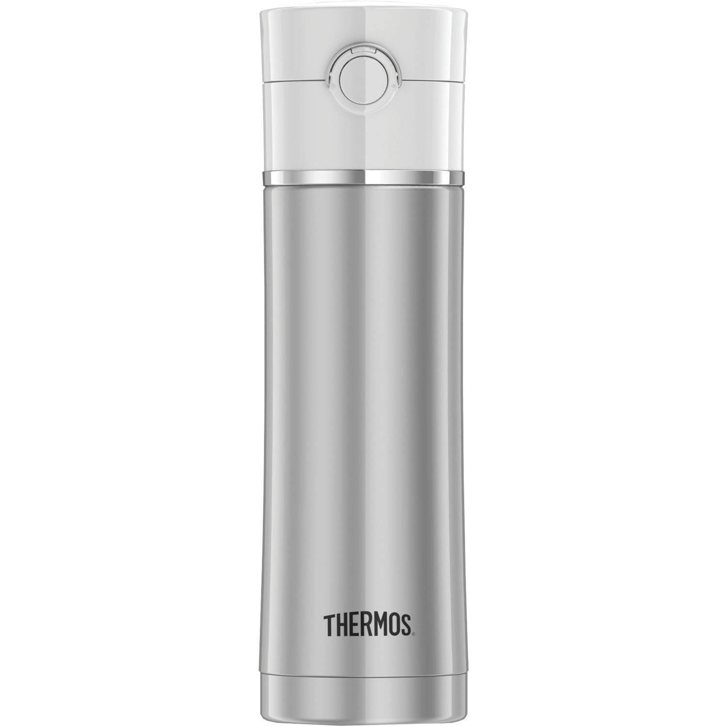 Thermos Sipp Vacuum Insulated Drink Bottle 16 oz SS/Black #NS402BK4