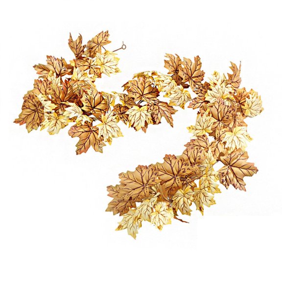 Fall Garland 69 Inch Maple Leaf Vine Fall Decor for Home Porch Wall Hanging Decoration for Halloween Thanksgiving Seasonal Indoor Outdoor Use 1 Pack