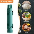 thumbnail image 5 of Yibooy Sushi Maker Mold Cylindrical Sushi Roller Mold Beginner Sushi Kit (Green), 5 of 6