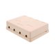 thumbnail image 3 of Caja de montaje superficial Networx de 4 puertos para jack keystone Ethernet, 3 of 8