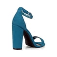 thumbnail image 3 of Fahrenheit Two Piece Women's High Heel Sandals in Blue, 3 of 3