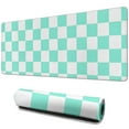 thumbnail image 1 of Pastel Checkered Desk Mat, Aesthetic Pattern Office Decor Extra Large Mouse Pad, Laptop Pad Mat, Game Mat, 31.5x11.8in, 1 of 7