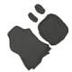 thumbnail image 3 of Funda para Silla de Juego Nikou Poliéster Transpirable Gris Oscuro, 3 of 15