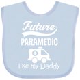 thumbnail image 3 of Inktastic Future Paramedic Like My Daddy Boys or Girls Baby Bib, 3 of 4