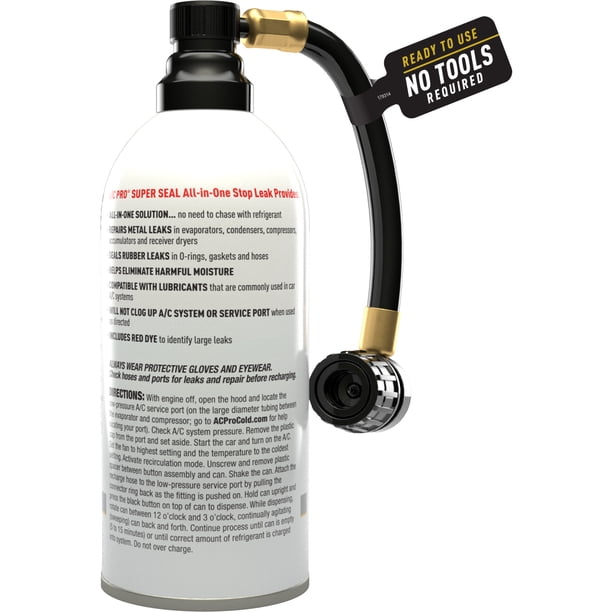 A/C Pro Super Seal All-In-One Stop Leak Charging Kit - 11 oz