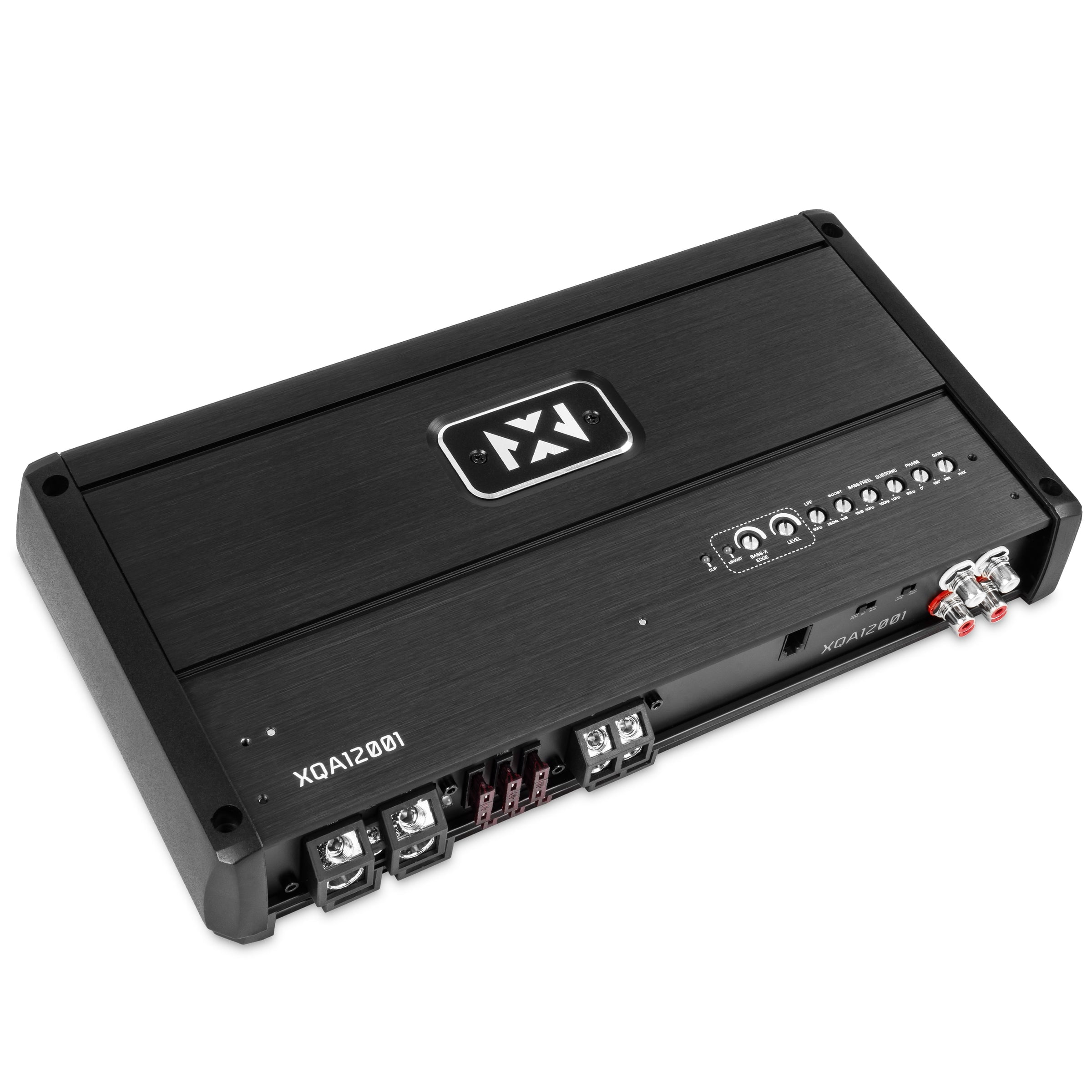 NVX XQA12001 Monoblock Amplifier 1200W RMS X-Series SQ Class D 1-Ohm Stable with X-Boost