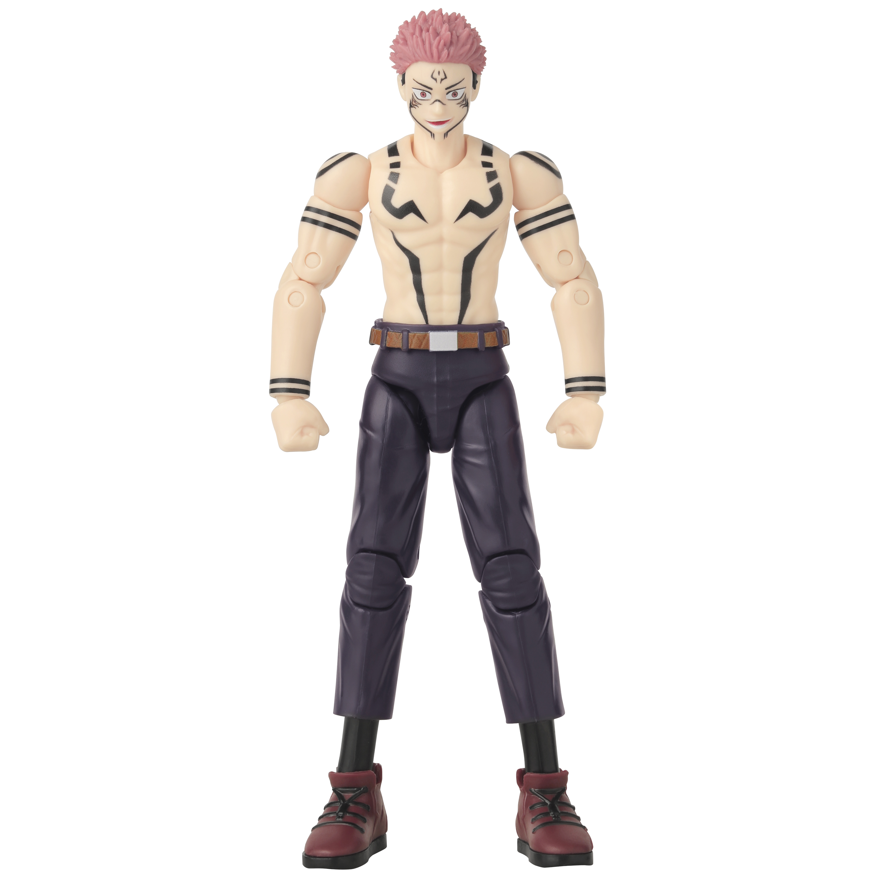 Anime Heroes - Jujutsu Kaisen - Ryomen Sukuna (versión uniforme), figura de acción de 6.5 pulgadas 5