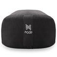 thumbnail image 2 of Node Fitness Yoga Meditation Cushion, 25" x 12" Rectangular Bolster with Organic Cotton Cover - Black, 2 of 7