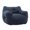 Dark Blue + Teddy + Foam, variant on FENGFAN White Giant Armrest Bean Bag Chair High Density Memory Foam 37"D x 35"W x 31.1"H Removable Cover 1 Pack