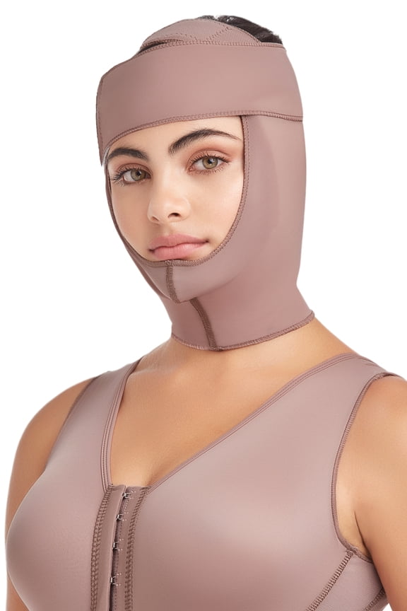 Delie by Fajas D'Prada Comfort Facial Chin Strap Post-Op Compression Garment 009029