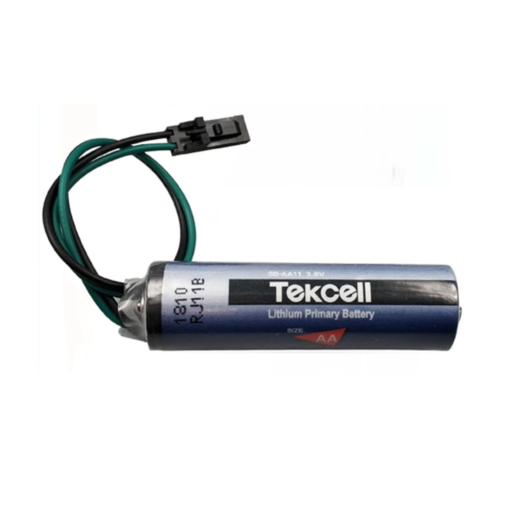 TrendyChic (4-Pack) Tekcell SB-AA11 3.6 V 2400mah Size AA Non Rechargeable Disposable Lithium Battery with Black Plug