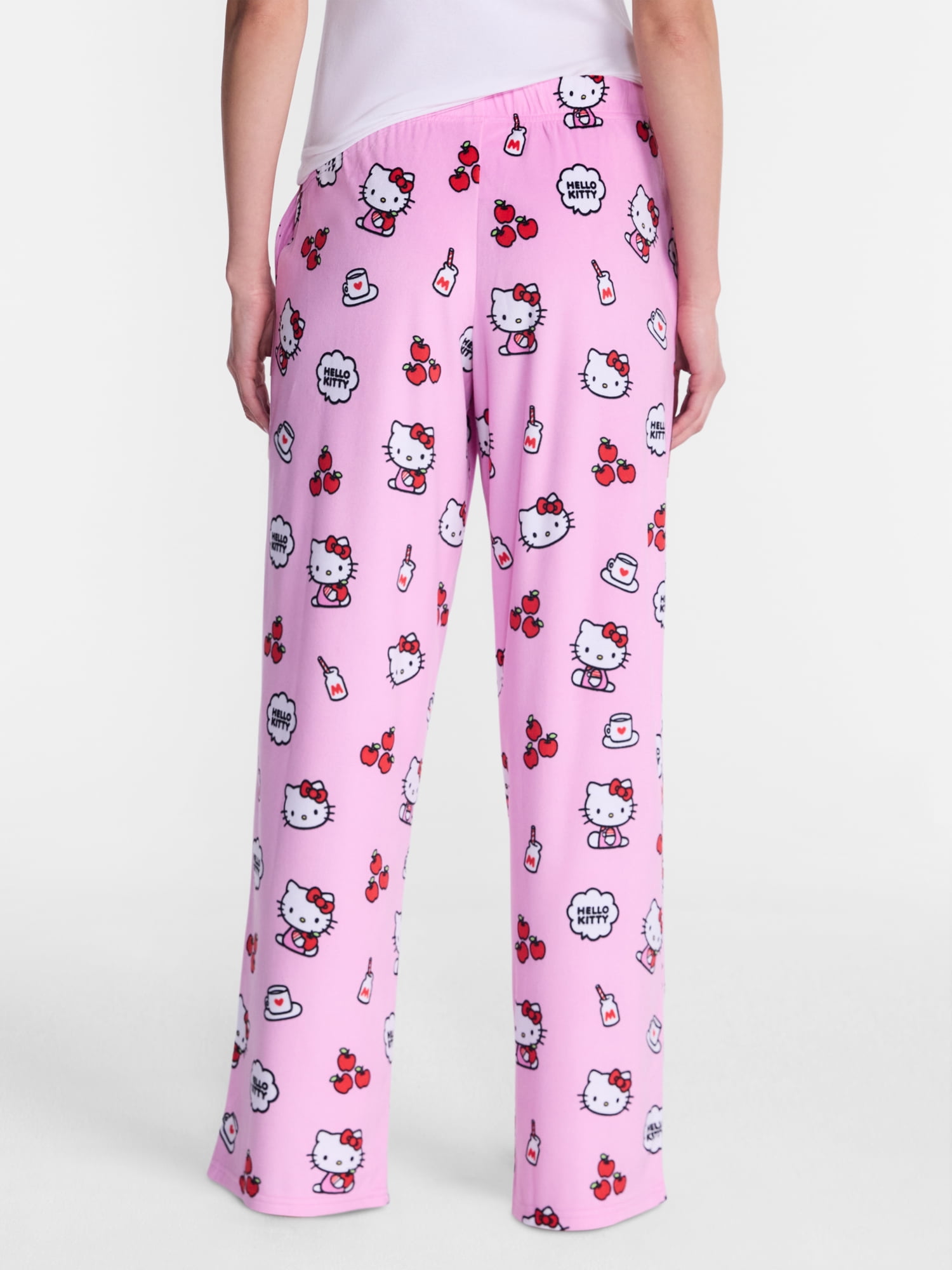 Hello Kitty Women's Velour Sleep Pants, Sizes XS-3X