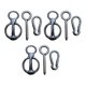 thumbnail image 4 of 3sets Horse Tie Rings Horse Tack Supplies Snap Buckle Safety Horse Accessory-Good, 4 of 4