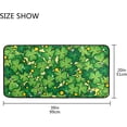 thumbnail image 3 of GZHJMY St. Patrick's Day Clover Kitchen Rug Anti Fatigue Soft Non-Slip Bath Rug Comfort Standing Mat for Kitchen, Entryway, Bedroom, Front Door, Home Decor, 39 x 20 Inch, 3 of 7