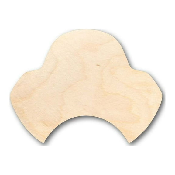 Unfinished Wood Pirate Hat Shape - Pirates - Craft - up to 46" DIY 10" / 1/4"