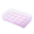 thumbnail image 2 of MesaSe Single Layer Refrigerator Food 15 Eggs Airtight Storage Container Plastic Box, 2 of 3