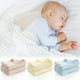 thumbnail image 4 of Manta de bebé de algodón para niños Swaddling Toalla de dormir para recién nacidos Portátil de viaje Cochecito infantil Toalla 105x105cm para el hogar Azul seitruly  BA000369-03, 4 of 7