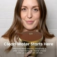 thumbnail image 7 of AquaTru Filtered Shower Head for Chlorine Removal, Hard Water Shower Filter for Skin and Hair, Brushed Gold ABS, 7 of 7