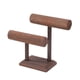 thumbnail image 2 of Organizador de pulseras y joyas, tocador moderno de madera de 2 niveles, estante para relojes, organizador de almacenamiento de brazaletes para, 2 of 9