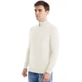 thumbnail image 4 of LANPULUX 100 Merino Wool, Wool Quarter Zipper Sweater, Long-Sleeved Men Sweater, the Most Suitable Gift for the Family, Male Pullover, 4 of 5