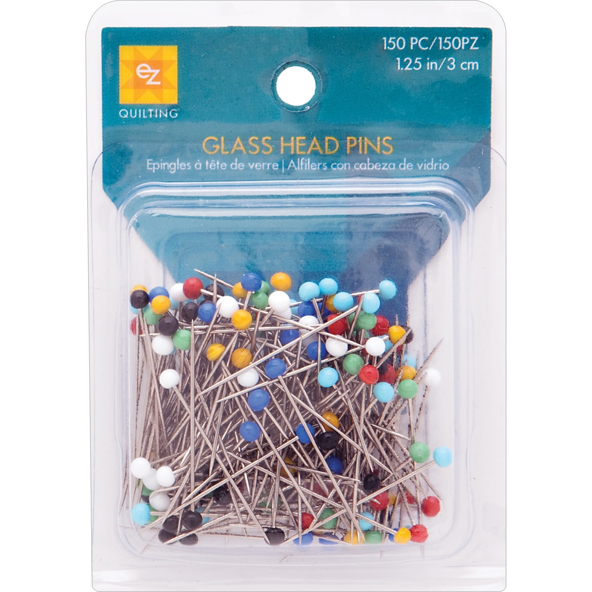 EZ Quilting Glass Head PinsSize 20 150/Pkg