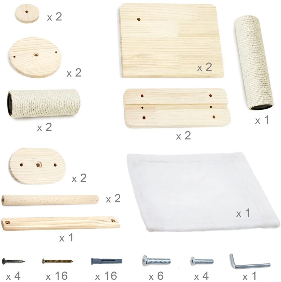 SONGWAY Cat Shelves and Perches for Wall - Wall Mounted Cat Shelf
