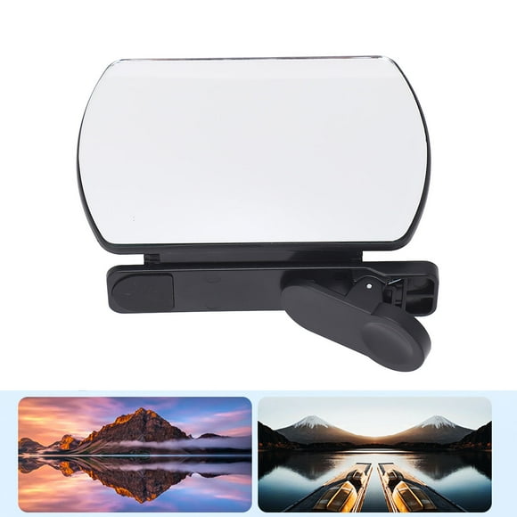 Mirror de Cámara de Teléfono Inteligente, vertical horizontal uso un buen espejo de disparar de reflexión de compatibilidad con clip para para fotografía al aire Libre