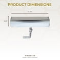 thumbnail image 4 of Royal Designs, Inc. Cordless Remote Control LED Picture Light, PL-1014-14-BN-2, Brushed Nickel, 14.75 Inches, 2 Pack, 4 of 5