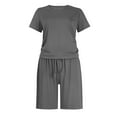 thumbnail image 6 of Short Sets Women 2 Piece Set Short Sleeve T Shirt & Shorts Womens Summer Dresses for Women, 6 of 6