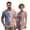 American Flag, variant on Binienty Island Sailboat Golf Clothing Set for Couple Casual 1/4 Zip Men's Golf Shirt Women's Golf Skort Matching Set for Tennis Hiking & Outdoor Sports Casual Summer Golf Outfit