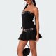 thumbnail image 1 of Vestido Sin Tirantes Mini vestidos de tubo Y2K Denim Bodycon vestido fuera del hombro sin espalda sin mangas Cgtredaw Para estrenar, 1 of 1