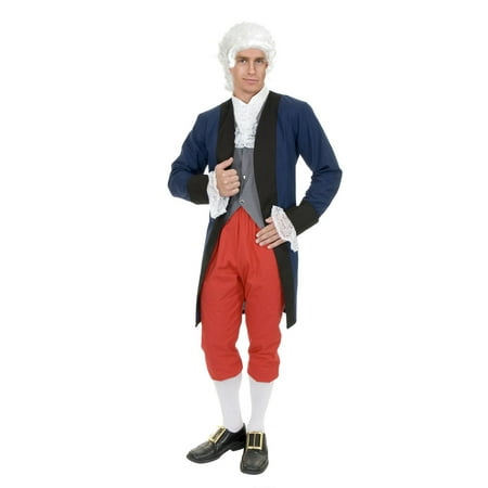 Halloween Ben Franklin Colonial Man Adult Costume