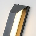 thumbnail image 6 of H22" Large Dusk to Dawn Modern Outdoor Wall Light 24W Integrated LED Exterior Wall Sconce with Black Trapezoid Design and Acrylic Shade for Garage Entryway, 6 of 8