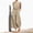 Khaki, variant on Drovellove Women's Sleeveless Jumpsuit with Pockets - Summer Casual Romper with Wide Legs