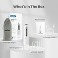 thumbnail image 5 of Sejoy Cordless Water Flosser Dental Teeth Cleaner, Professional 270ML Tank USB Rechargeable Dental Oral Irrigator for Home and Travel, 5 Modes 5 Jet Tips, IPX7 Waterproof, Easy-to-Clean,White, 5 of 12