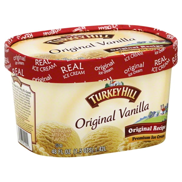 Turkey Hill Original Vanilla Ice Cream - 48oz – BrickSeek