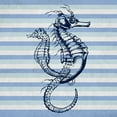 thumbnail image 2 of Phillip, Jamie 26x26 Black Ornate Wood Framed with Double Matting Museum Art Print Titled - Seahorse 1, 2 of 4