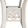 thumbnail image 4 of vidaXL Garden Table White 78x78x72 cm Cast Aluminium, 4 of 5