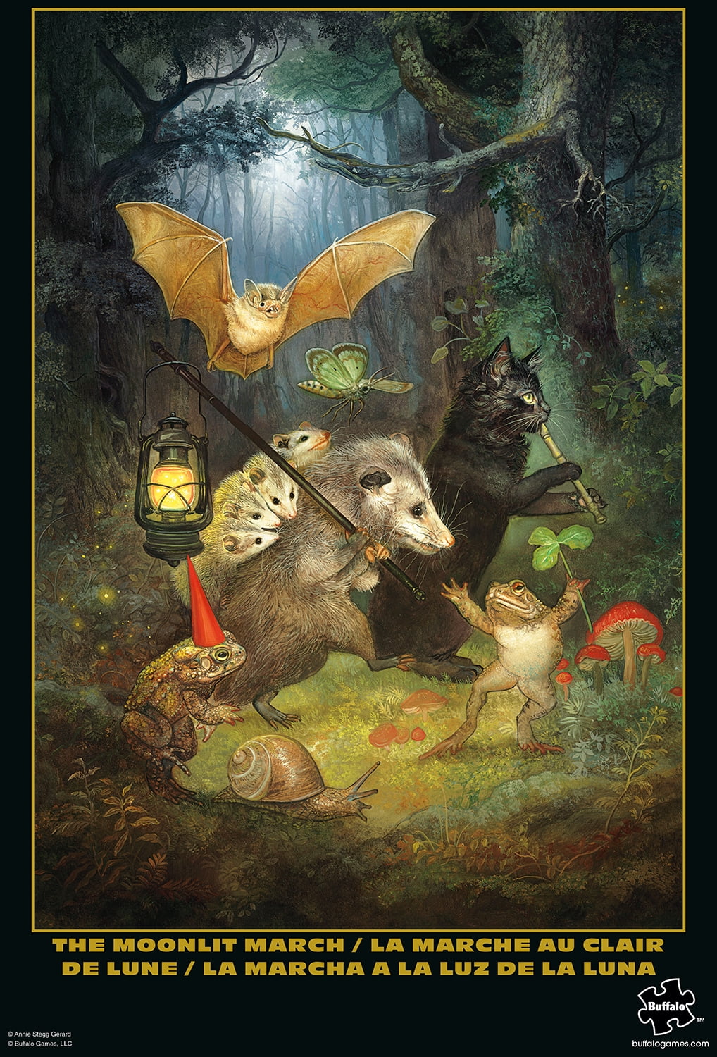 Buffalo Games The Moonlit March 500-Piece Interlocking Jigsaw Puzzles for Adults Ages 14+