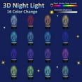 thumbnail image 3 of Virgin Mary Gifts, YSTIAN 3D Our Lady Night light Illusion Hologram Lamp 16 Color Changing with Remote Control + Timer, LED Best Birthday Christian Gift for Religious Women Men Commemorate Present, 3 of 9