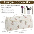 thumbnail image 2 of Quilted Travel Case Compatible for Airwrap Multi-Styler All Models and Attachments, Cotton Portable Storage Bag with Hanging Hook for Hair Curler Accessories, 2 of 7