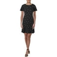 thumbnail image 3 of Lauren by Ralph Lauren Women's Printed Fit & Flare Dress (10, Black), 3 of 4